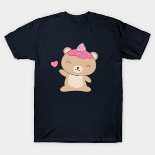 Kawaii Cute Bear T-Shirt T-Shirt